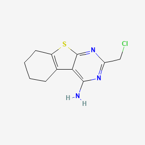 2-(Chloromethyl)-5,6,7,8-tetrahydro[1]benzothieno[2,3-d]pyrimidin-4-amine