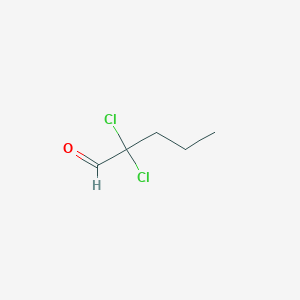 molecular formula C5H8Cl2O B1597636 2,2-Dichloropentanal CAS No. 41718-50-7