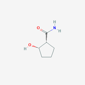 molecular formula C6H11NO2 B1597637 cis-2-Hydroxy-1-cyclopentanecarboxamide CAS No. 40481-98-9