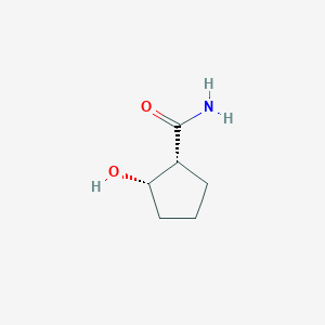 molecular formula C6H11NO2 B1597637 (1R,2S)-2-hydroxycyclopentane-1-carboxamide CAS No. 40481-98-9