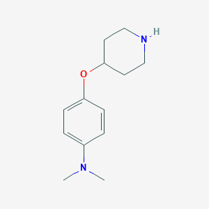 molecular formula C13H20N2O B159764 N,N-dimethyl-4-piperidin-4-yloxyaniline CAS No. 138226-51-4