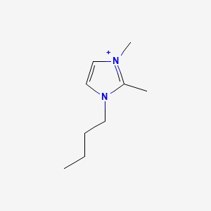 molecular formula C9H17N2+ B1597642 1-Butyl-2,3-dimethyl-1H-imidazol-3-ium CAS No. 108203-89-0