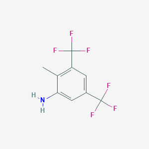 molecular formula C9H7F6N B1597648 2-Methyl-3,5-bis(trifluoromethyl)aniline CAS No. 243128-44-1