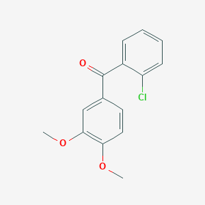 molecular formula C15H13ClO3 B1597656 (2-Chlorophenyl)(3,4-dimethoxyphenyl)methanone CAS No. 34702-00-6
