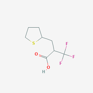 molecular formula C8H11F3O2S B1597663 3,3,3-trifluoro-2-(thiolan-2-ylmethyl)propanoic Acid CAS No. 480438-83-3