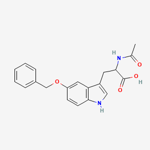 molecular formula C20H20N2O4 B1597665 N-Acetyl-5-benzyloxy-DL-tryptophan CAS No. 55443-80-6