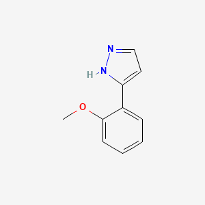 molecular formula C10H10N2O B1597669 3-(2-Methoxyphenyl)-1H-pyrazole CAS No. 59843-63-9