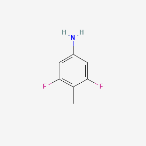 molecular formula C7H7F2N B1597673 3,5-Difluoro-4-methylaniline CAS No. 878285-13-3