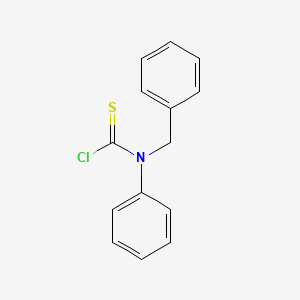 molecular formula C14H12ClNS B1597678 N-Benzyl-N-phenyl-thiocarbamoyl chloride CAS No. 24053-61-0