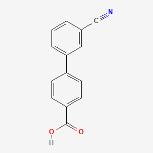 molecular formula C14H9NO2 B1597685 4-(3-氰苯基)苯甲酸 CAS No. 5728-45-0