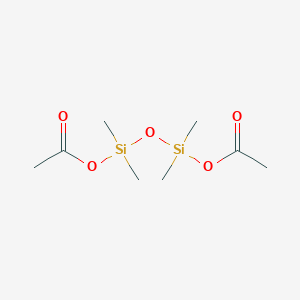 molecular formula C8H18O5Si2 B1597686 1,3-Diacetoxytetramethyldisiloxane CAS No. 5314-58-9