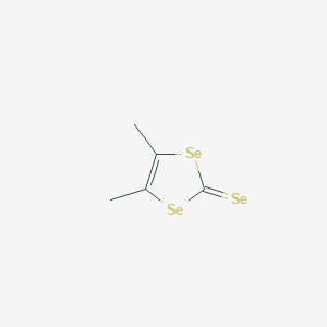 molecular formula C5H6Se3 B1597689 4,5-Dimethyl-1,3-diselenole-2-selone CAS No. 53808-62-1