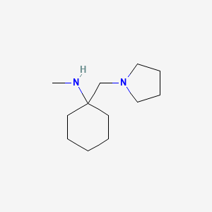Methyl-(1-pyrrolidin-1-ylmethyl-cyclohexyl)-amine