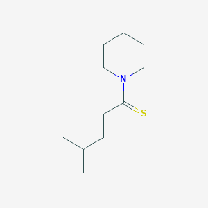 4-Methyl-1-(piperidin-1-yl)pentane-1-thione