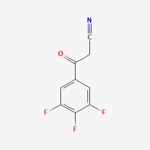 molecular formula C9H4F3NO B1597702 3,4,5-Trifluorobenzoylacetonitrile CAS No. 842140-50-5