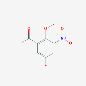 molecular formula C9H8FNO4 B1597709 5-Fluoro-2-methoxy-3-nitroacetophenone CAS No. 685892-18-6