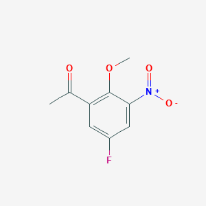1-(5-Fluoro-2-methoxy-3-nitrophenyl)ethanone