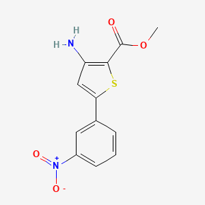 Methyl 3-amino-5-(3-nitrophenyl)thiophene-2-carboxylate