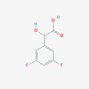 molecular formula C8H6F2O3 B159772 3,5-Difluoromandelic acid CAS No. 132741-31-2