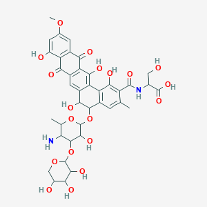 molecular formula C39H42N2O19 B159773 Pradimicin FA 2 CAS No. 131443-10-2