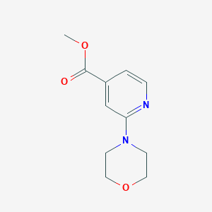 B1597739 2-(4-Morpholinyl)-pyridine-4-carboxylic acid methyl ester CAS No. 262296-00-4