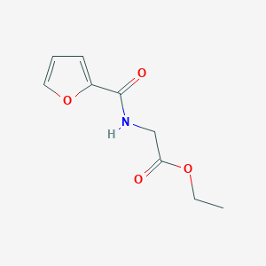 molecular formula C9H11NO4 B1597745 Ethyl 2-[(2-furylcarbonyl)amino]acetate CAS No. 66318-15-8