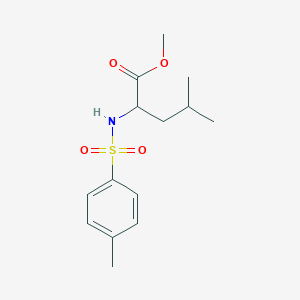 molecular formula C14H21NO4S B1597759 Methyl 4-methyl-2-{[(4-methylphenyl)sulfonyl]-amino}pentanoate CAS No. 51220-84-9