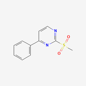 molecular formula C11H10N2O2S B1597760 2-(Methylsulfonyl)-4-phenylpyrimidine CAS No. 56734-11-3