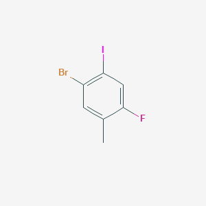 molecular formula C7H5BrFI B1597761 5-Bromo-2-fluoro-4-iodotoluene CAS No. 202865-75-6