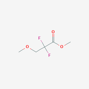 molecular formula C5H8F2O3 B1597763 Methyl 2,2-difluoro-3-methoxypropanoate CAS No. 99497-39-9