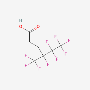 molecular formula C7H5F9O2 B1597770 4,5,5,6,6,6-六氟-4-(三氟甲基)己酸 CAS No. 239463-95-7