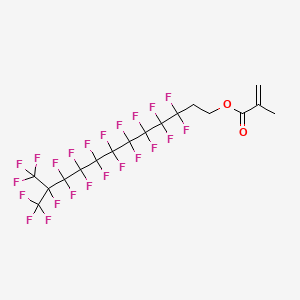 molecular formula C17H9F23O2 B1597775 3,3,4,4,5,5,6,6,7,7,8,8,9,9,10,10,11,12,12,12-Icosafluoro-11-(trifluoromethyl)dodecyl methacrylate CAS No. 74256-14-7