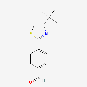 4-[4-(tert-Butyl)-1,3-thiazol-2-yl]benzaldehyde