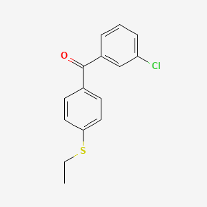 3-Chloro-4'-(ethylthio)benzophenone
