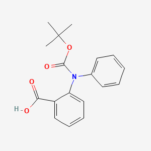 2-(tert-Butoxycarbonyl-phenyl-amino)-benzoic acid