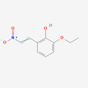 molecular formula C10H11NO4 B1597809 3-Ethoxy-2-hydroxy-beta-nitrostyrene CAS No. 206559-62-8