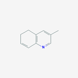 molecular formula C10H11N B159781 3-Methyl-5,6-dihydroquinoline CAS No. 133092-30-5