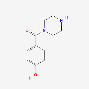 molecular formula C11H14N2O2 B1597813 (4-Hydroxy-phenyl)-piperazin-1-yl-methanone CAS No. 563538-33-0