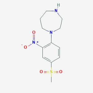 1-[4-(Methylsulfonyl)-2-nitrophenyl]-1,4-diazepane