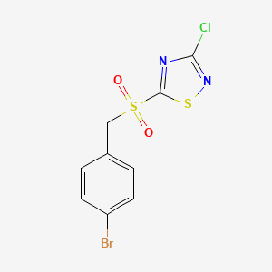 5-(4-Bromobenzylsulfonyl)-3-chloro-1,2,4-thiadiazole