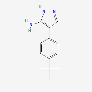 4-(4-tert-Butylphenyl)-1H-pyrazol-3-amine
