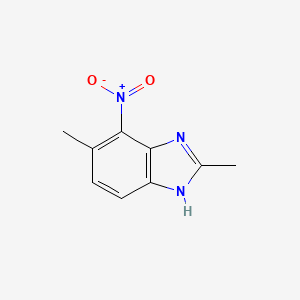 molecular formula C9H9N3O2 B1597839 2,5-Dimethyl-4-nitrobenzimidazole CAS No. 90349-14-7