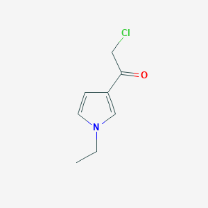 molecular formula C8H10ClNO B159784 3-(Chloroacetyl)-1-ethyl-1H-pyrrole CAS No. 126624-56-4