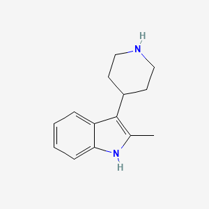 molecular formula C14H18N2 B1597840 2-甲基-3-(哌啶-4-基)-1H-吲哚 CAS No. 65347-61-7