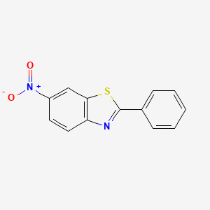 molecular formula C13H8N2O2S B1597841 6-Nitro-2-phenylbenzothiazole CAS No. 38338-23-7