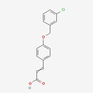 3-{4-[(3-Chlorobenzyl)oxy]phenyl}acrylic acid