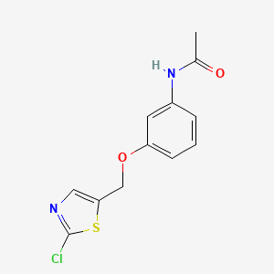 N-{3-[(2-chloro-1,3-thiazol-5-yl)methoxy]phenyl}acetamide