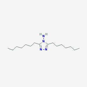 3,5-Diheptyl-1,2,4-triazol-4-ylamine