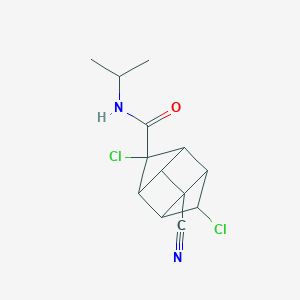 molecular formula C13H14Cl2N2O B159786 Secocubane-ccip CAS No. 130602-28-7
