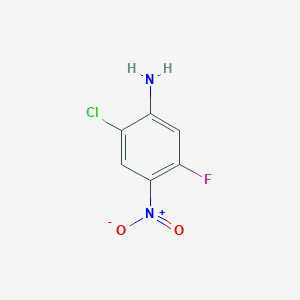 molecular formula C6H4ClFN2O2 B1597862 2-Chloro-5-fluoro-4-nitroaniline CAS No. 517920-71-7